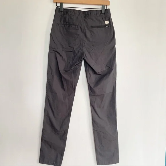 NWT Vuori Ripstop Pant Long Charcoal DuraTerra 2 way stretch Slim Fit Women’s XS - Picture 6 of 15